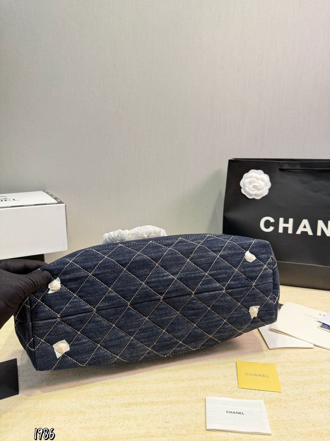Quilted Denim Chain - Image 5
