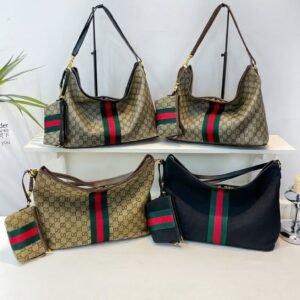 Gucci Ophidia Large Shoulder Bag with Web