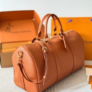 Epi Leather Travel Boston Bag