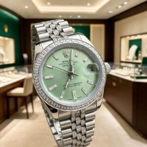 Rolex Datejust-style luxury watch